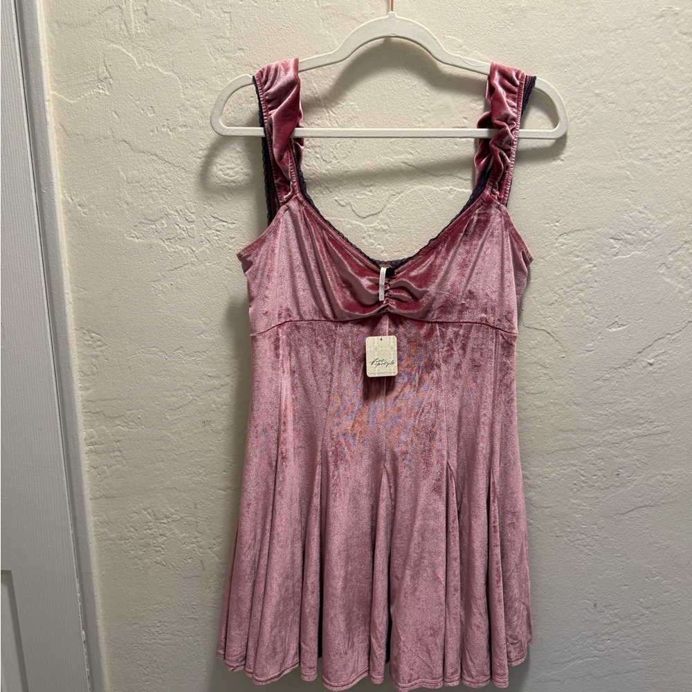 Free People Pink Mini Dress